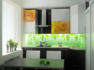 Пластиковый фартук для кухни 