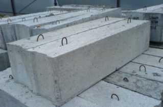 Блоки з бетону для будівництва фундаменту
